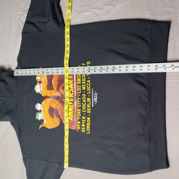 South Park 25th Anniversary Hoodie Size Medium Black Official Licensed Cartoon - Picture 7 of 7